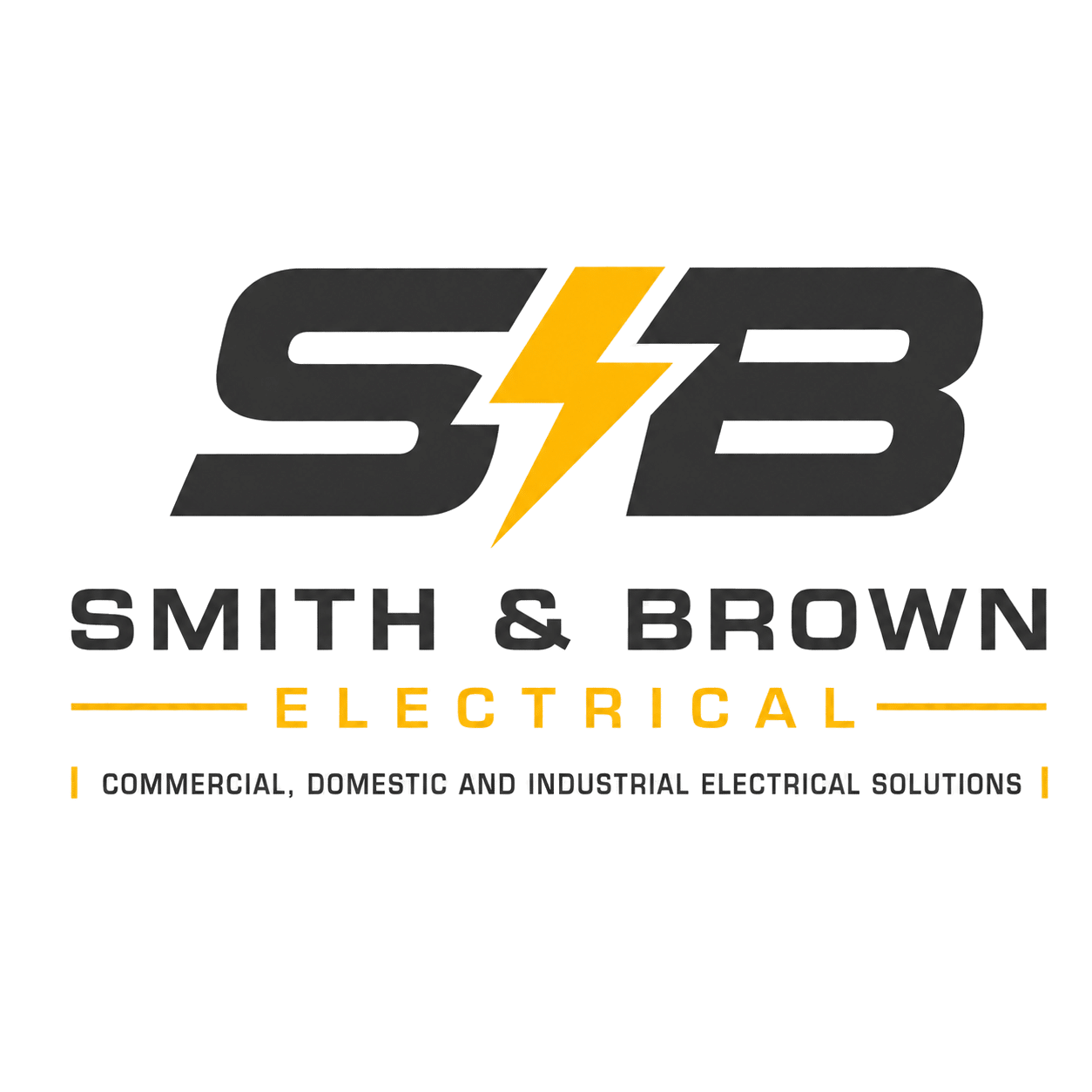 smith & brown electrical logo upscaled transparent